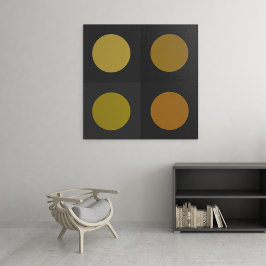 Poster Círculos sombreados de cores