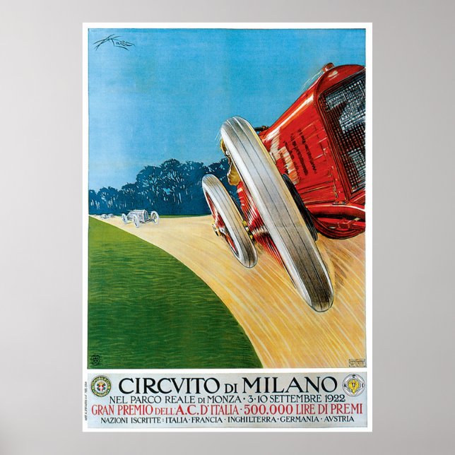 Póster Circvito di Milano (Frente)