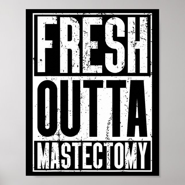 Poster Cirurgia à saída - Mastectomia de sensibilização d (Frente)