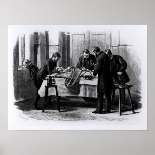 Póster Cirurgia anti-séptica, 1882