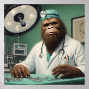 Poster Cirurgião Bigfoot