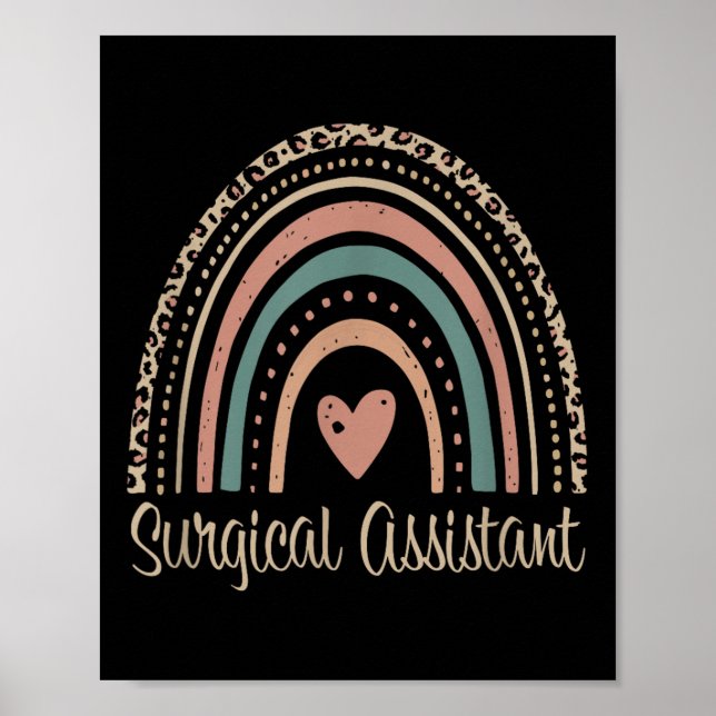 Poster Cirúrgico Istant Boho Rainbow Cirúrgico Primeiro I (Frente)