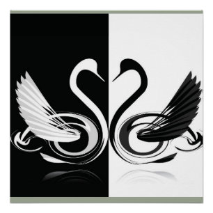 Póster cisne