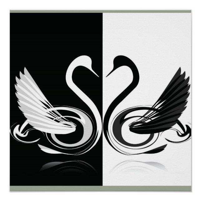 Póster cisne (Frente)