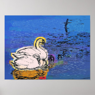 POSTER CISNES