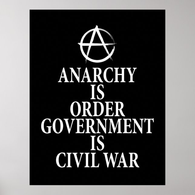 Poster Citação anárquica (Frente)