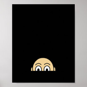 Poster Citação básica do gráfico Peekaboo