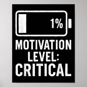 Poster Citação Crítica de Nível de Motivação Funcional co