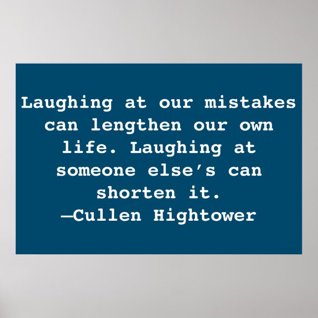 Poster Citação da humildade (Frente)