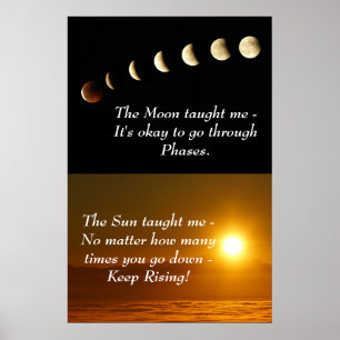 Poster Citação da Motivação Inspiracional Espiritual 