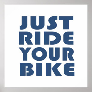 Poster Citação das bicicletas de montanha motivacional