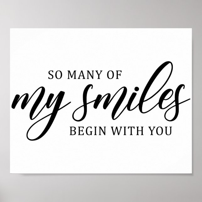 Poster Citação de Amor de Casamento (Frente)