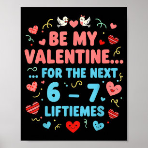 Poster Citação de Amor Engraçada 6 7 Camisa Seis Sete Mem