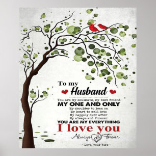 Poster Citação De Amor Para Marido Decoração