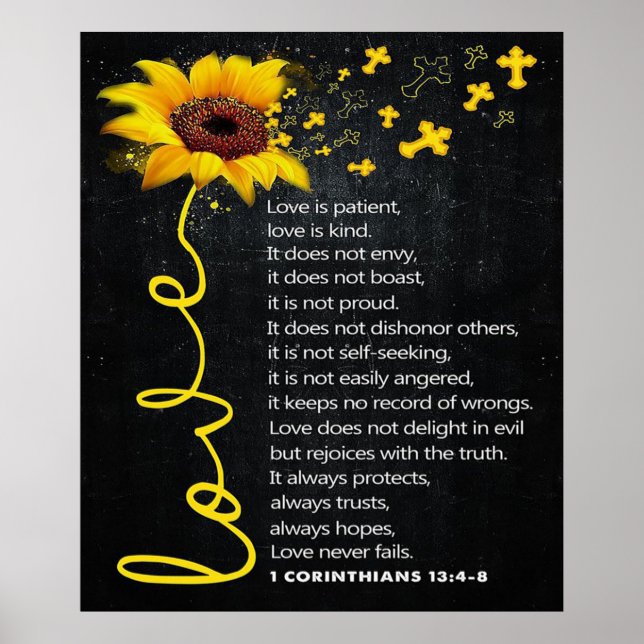 Poster Citação De Amor Para Marido | Decoração cega (Frente)