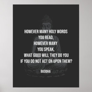 Poster citação de Buda