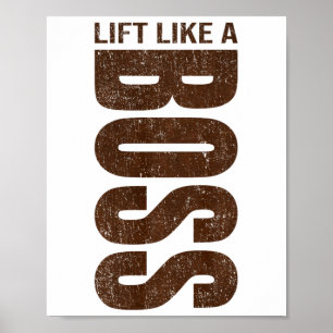 Poster Citação de Fitness Treino de Academia Y2k Impressã