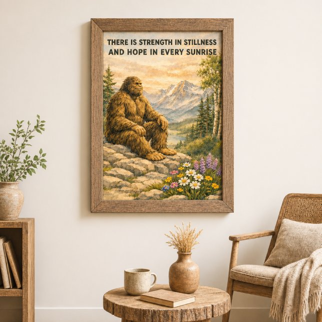 Poster Citação de Força Espiritual em Sasquatch  (Criador carregado)