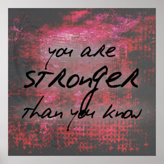 Poster Citação de Força Inspiracional