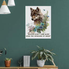 Poster Citação de Lobo