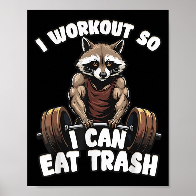 Poster Citação de Malhação do Exercício de ginástica Engr (Frente)