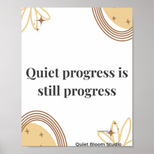 Poster Citação de Motivação Minimalista