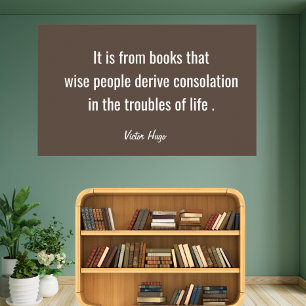 Poster citação de pessoas sábias em castanho