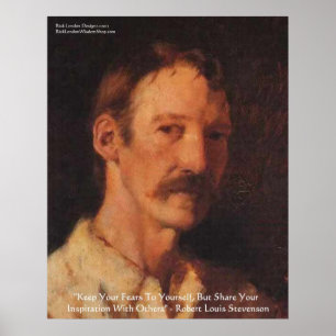 Poster Citação de Robert Lewis Stevenson