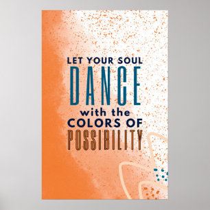 Poster Citação de Soul - Citação Inspiracional e Motivaci
