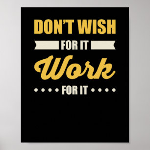 Poster Citação de Sucesso Motivacional Inspiracional