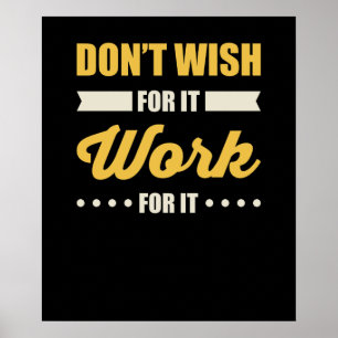 Poster Citação de Sucesso Motivacional Inspiracional