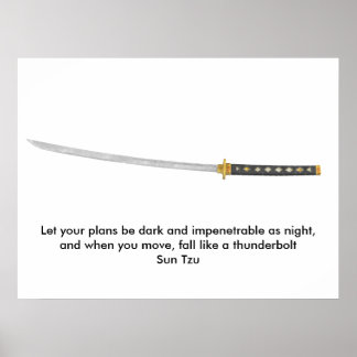 Poster citação de Sun Tzu
