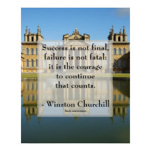 Citação de Winston Churchill; Sucesso Palácio de B