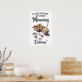 Poster Citação Divertida Cozinha