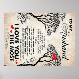 Poster Citação Do Amor Pelo Marido Gift Idea, Marido An