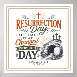Poster Citação do Dia da Ressurreição Mudou Todos os Outr