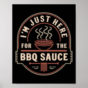 Poster Citação do Pai do Fumante de Carne para Churrasco 