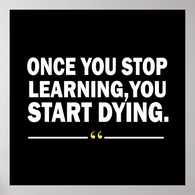 Poster Citação dos professores de aprendizagem motivacion (Frente)