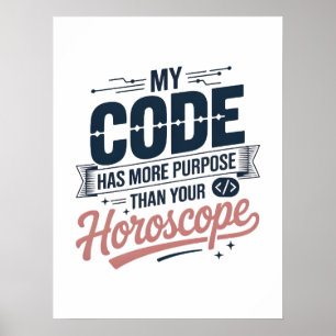 Poster Citação Engraçada de Codificação AI Programador De