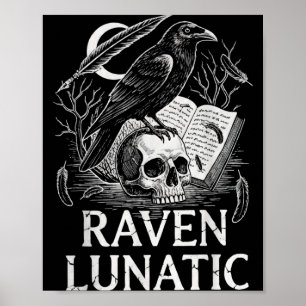 Poster Citação engraçada de literatura clássica louca de