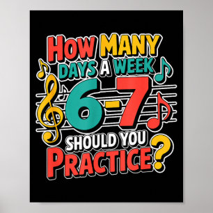 Poster Citação engraçada de professor de banda de música 