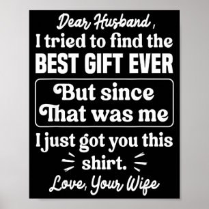 Poster Citação engraçada do marido querido Sarcasmo Humor