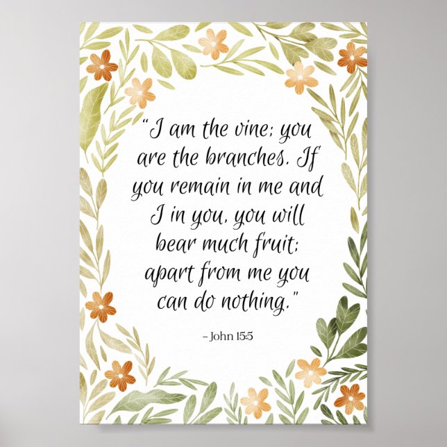 Poster Citação espiritual (Frente)