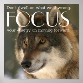 Poster Citação Foco no Incentivo à Imagem do Lobo