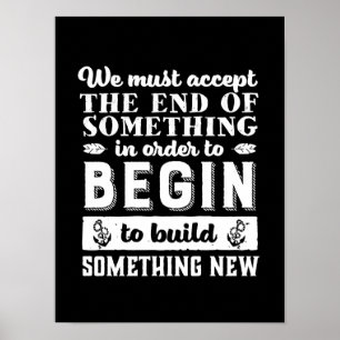 Poster Citação Inspiracional Vintage Solte e continue