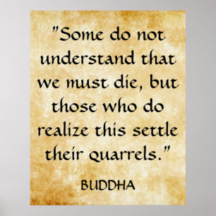 Poster Citação Inspiradora de Gautama Buddha