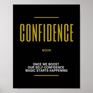 Poster Citação Inspirativa De Confiança No Êxito