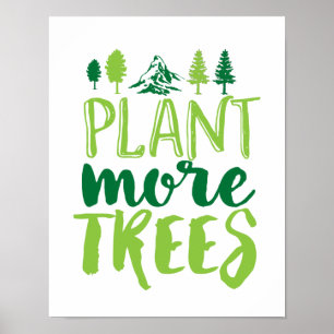 Poster Citação Inspirativa do Dia da Terra Plante Mais 