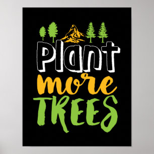 Poster Citação Inspirativa do Dia da Terra Plante Mais 