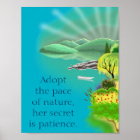 Citação Inspirativa sobre Natureza e Paciência